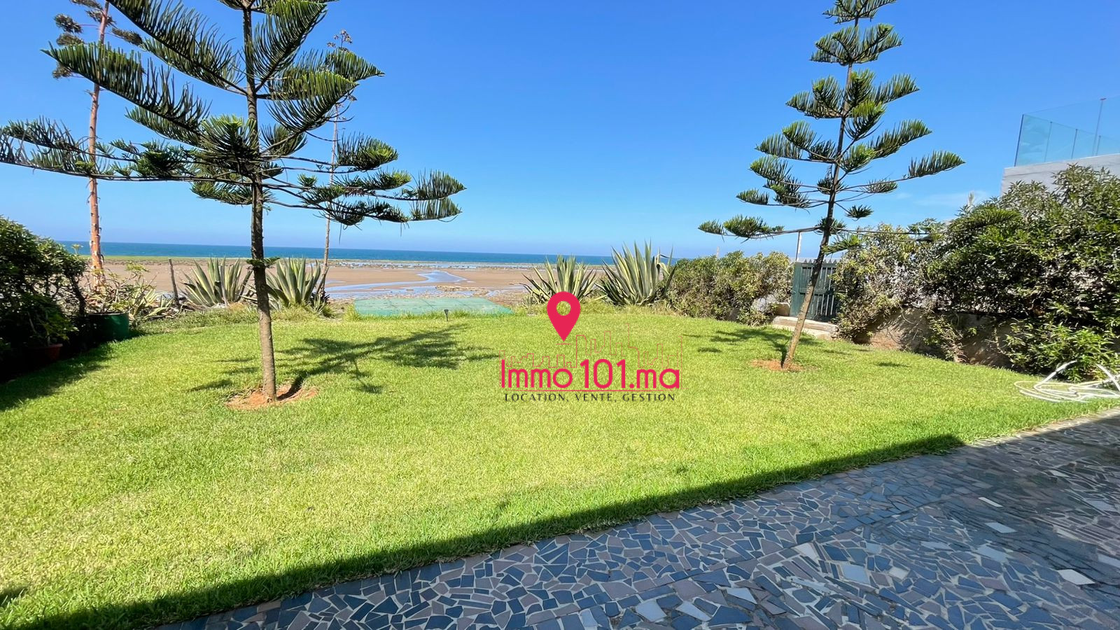 Location villa meublée avec vue sur mer à Skhirat Plage SILVM2257